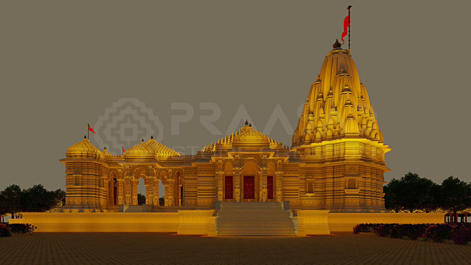 Shri Bhavani Dham evening render