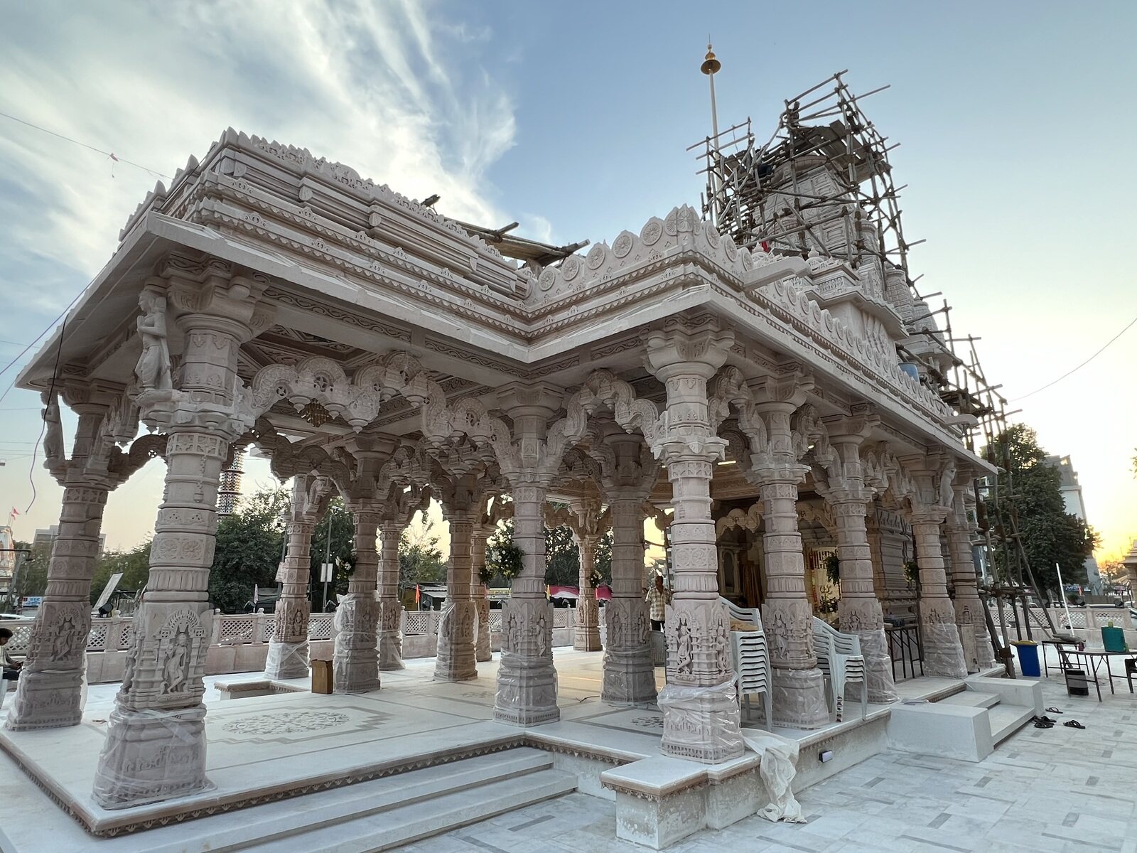 Shri Khodaldham marble exterior