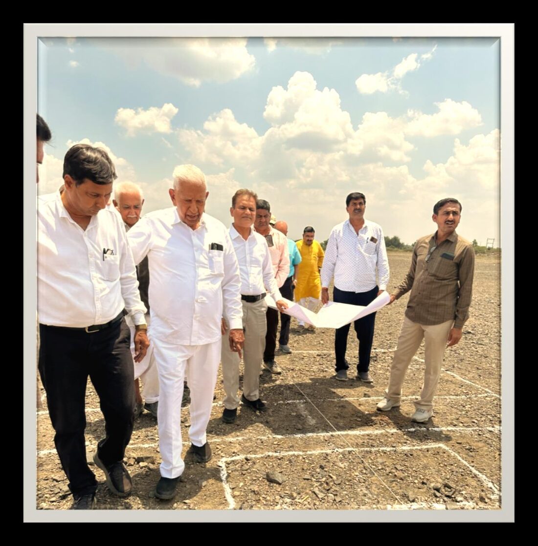Site visit with the Governor of Karnataka